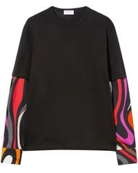 PUCCI - Pesci-Print Layered Cotton T-Shirt - Lyst