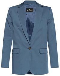 Etro - Single-Breasted Cotton Blazer - Lyst
