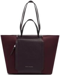 Piquadro - Sac Porté Épaule À Plaque Logo - Lyst