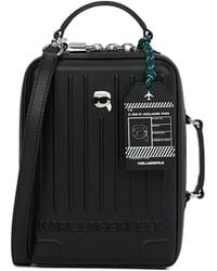 Karl Lagerfeld - K/Ikon Suitcase Crossbodytas - Lyst