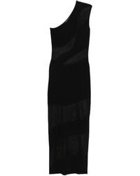 FEDERICA TOSI - One-Shoulder Panelled Midi Dress - Lyst