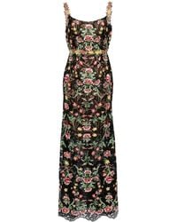 Marchesa - Alexis Floral-embroidered Lace Gown - Lyst