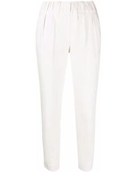 Brunello Cucinelli - Cropped Trousers - Lyst