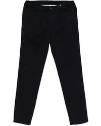 Profuomo - Pleated Elasticated-Waistband Trousers - Lyst