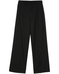 PS by Paul Smith - Mid-rise wool palazzo pants - Lyst