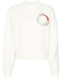 Moncler - Dragon Sweater Met Logoprint - Lyst