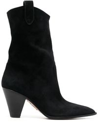 Aquazzura - Saint Honore' Bootie 70 - Lyst