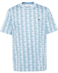 Lacoste - Monogram T-Shirt - Lyst