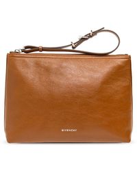 Givenchy - Voyou Leather Clutch Bag - Lyst