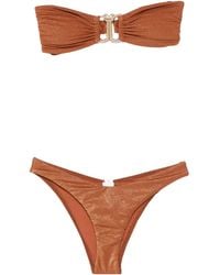 Zimmermann - Daylight Metallic Bikini - Lyst