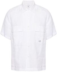 C.P. Company - Camisa con estampado del logo - Lyst
