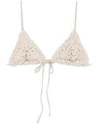 Frankie's Bikinis - Elena Crochet-Knit Triangle Bikini Top - Lyst
