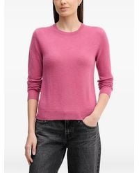 Benetton - Crew-Neck Long-Sleeve Sweater - Lyst