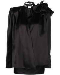 Magda Butrym - Blouse With Flower Detail - Lyst