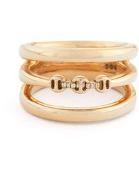 Hoorsenbuhs - 18kt Yellow Gold Asset Diamond Ring - Lyst