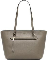 DKNY - Sac À Main Médium À Plaque Logo - Lyst