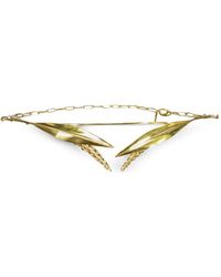 Ellery - Leaf-Detail Chain-Link Necklace - Lyst