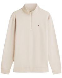 Tommy Hilfiger - Quarter-Zip Logo-Embroidered Sweatshirt - Lyst