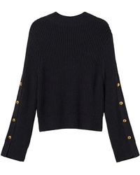 Twinset - Jumper With Metal Buttons - Lyst