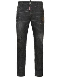 DSquared² - Jeans Effetto Vissuto Con Tasche - Lyst