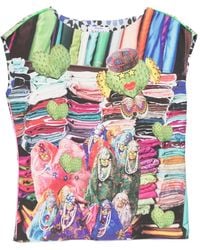 The Artistylist - Scuba Graphic-Print Top - Lyst