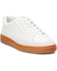 Ralph Lauren - Sneakers Mit Logo-Prägung - Lyst