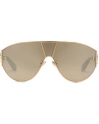 Roberto Cavalli - Logo-Plaque Shield Sunglasses - Lyst