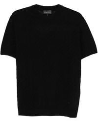 Emporio Armani - Round-Neck Short-Sleeve T-Shirt - Lyst