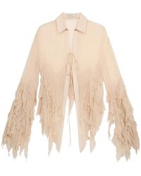 Blumarine - Ruffled Shirt - Lyst