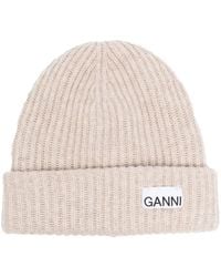 Ganni - リブニット ビーニー - Lyst