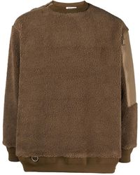 Undercover - Pullover Mit Einsätzen Aus Sherpa-Fleece - Lyst