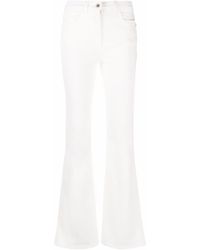 Patrizia Pepe - Logo Patch Flared Jeans - Lyst