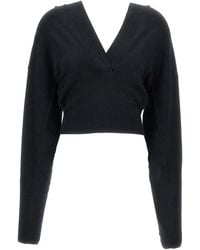 Stella McCartney - Embroidered-Logo Sweater - Lyst
