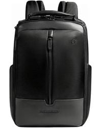 Piquadro - Sac À Dos Pour Ordinateur Avec Fermeture Zippée - Lyst