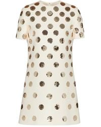 Valentino Garavani - Sequin-Embellished Dress - Lyst