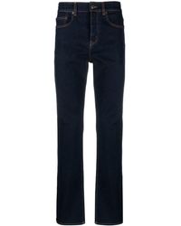 Zadig & Voltaire - Logo-patch Straight-leg Jeans - Lyst