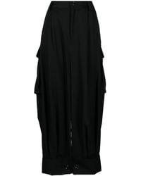 Yohji Yamamoto - Drop-Crotch Wool Trousers - Lyst