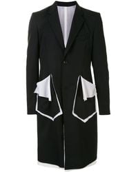 Sulvam Classic Over Coat in Blue for Men | Lyst
