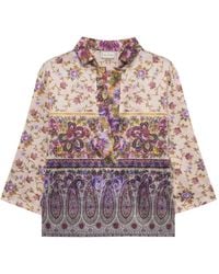 Pierre Louis Mascia - Floral-Print Blouse - Lyst