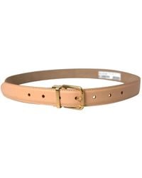 Dolce & Gabbana - Buckle-Fastening Leather Belt - Lyst