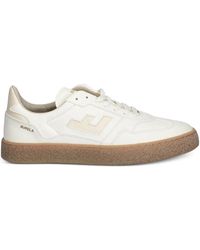 Flamingos - Burela Bold Logo-Patch Panelled Sneakers - Lyst