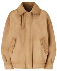 Ermanno Scervino - Buckle-Detail Leather Jacket - Lyst