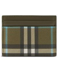 Burberry - Check-pattern Card Holder - Lyst