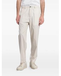 Low Brand - Drawstring-Waist Tapered Trousers - Lyst