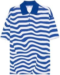 Napapijri - Striped Polo Shirt - Lyst