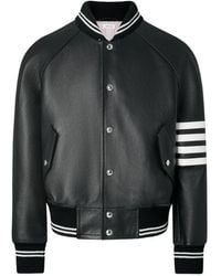 Thom Browne - Leren Jack - Lyst