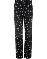 Amiri - Ma Paisley-Print Straight-Leg Jeans - Lyst