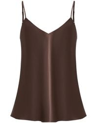 12 STOREEZ - Vネック シルクトップ - Lyst