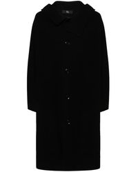 Y's Yohji Yamamoto - フーデッド シングルコート - Lyst