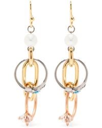 Marni - Embellished-ring Pearl Earrings - Lyst